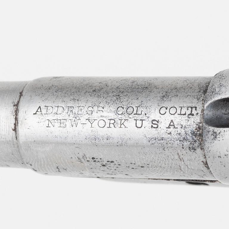A cased Colt 1855 Sidehammer 'Root', No 11808 manufactured 1856.