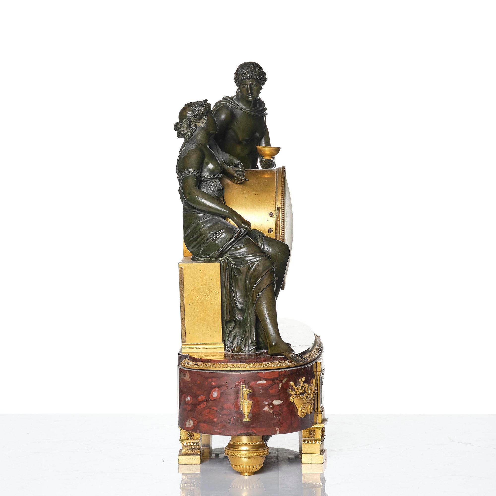Bordspendyl, Parisarbete, omkring år 1800, Directoire.