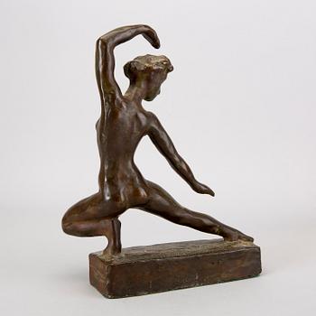 Sigge Berggren, skulptur signerad patinerad brons.