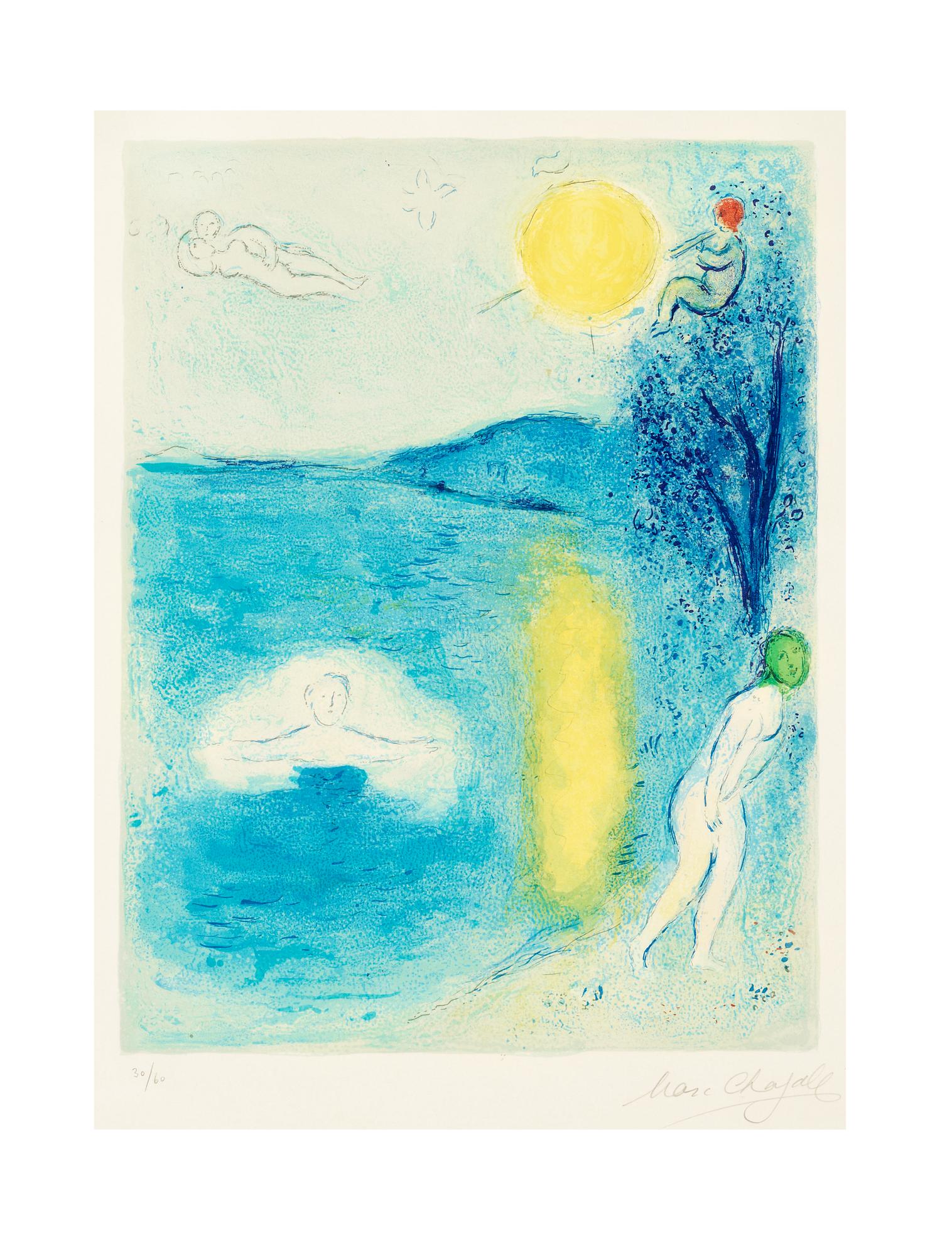 Marc Chagall, "La saison d'été", from: "Daphnis et Chloé".