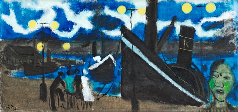 Ragnar Sandberg, Hamnbild.