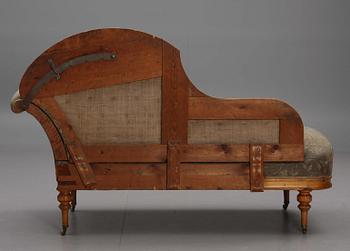 CANAPÉER, ett par snarlika, senempire, 1800-talets andra hälft.