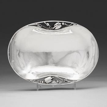 1. Georg Jensen, skål "Magnolia/Blossom", Köpenhamn 1919, 830/1000 silver, design nr 2,