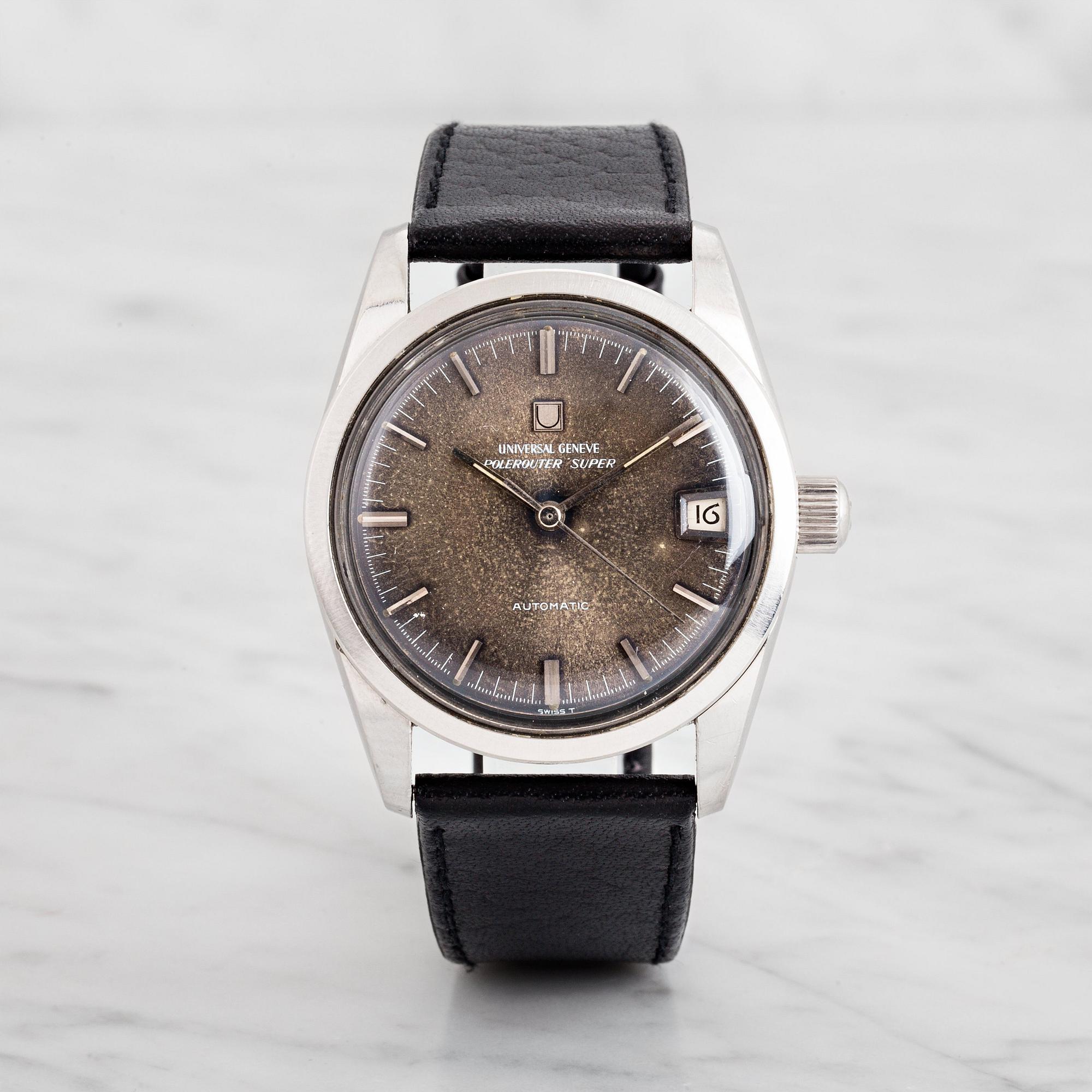UNIVERSAL GENÈVE, Polerouter super, (SWISS T), armbandsur, 35,5 mm,