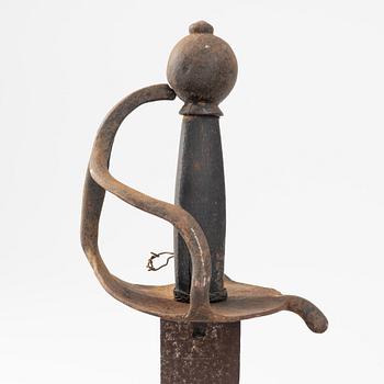 A Swedish infantry sword, 1660s.