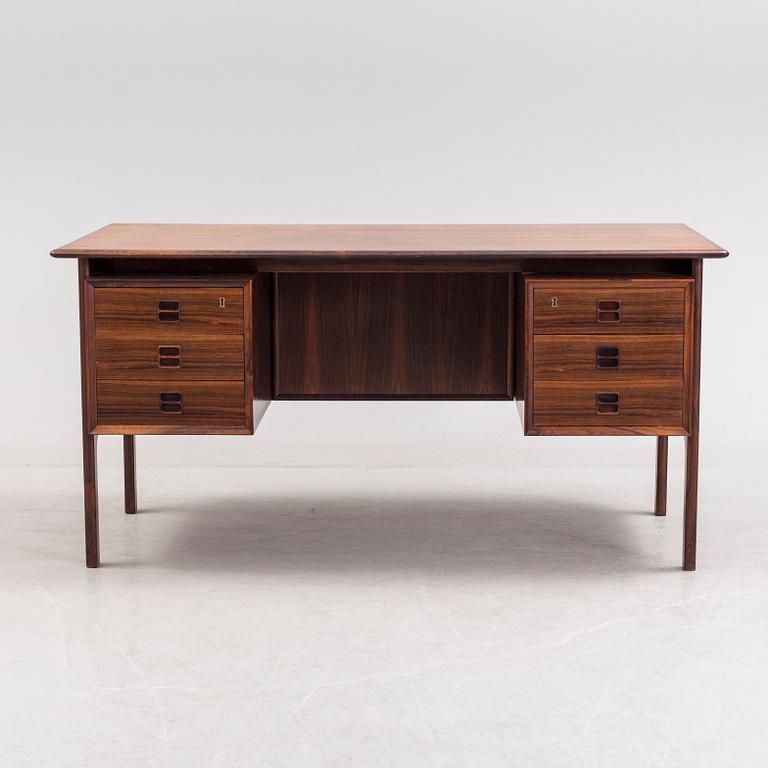 A 1960´s  Danish writing desk veneered with jakaranda, possibly designed by Arne Vodder.