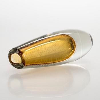 Gunnel Nyman, maljakko, signeerattu G. Nyman Nuutajärvi Notsjö -53.