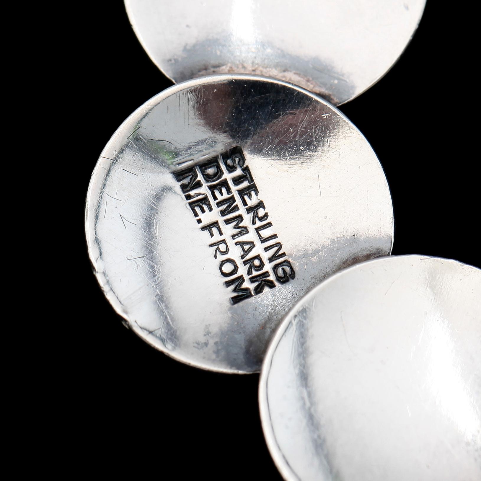 GARNITYR, sterlingsilver, Nils-Erik From, Danmark, sannolikt 1960-tal.