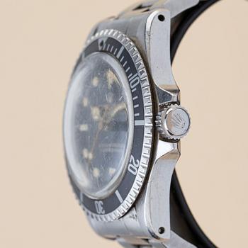 Rolex, Submariner, "Underline, Gilt, Swiss only, Pointed crown guards", "Proveniens Rodriquez Messina", ca 1963.