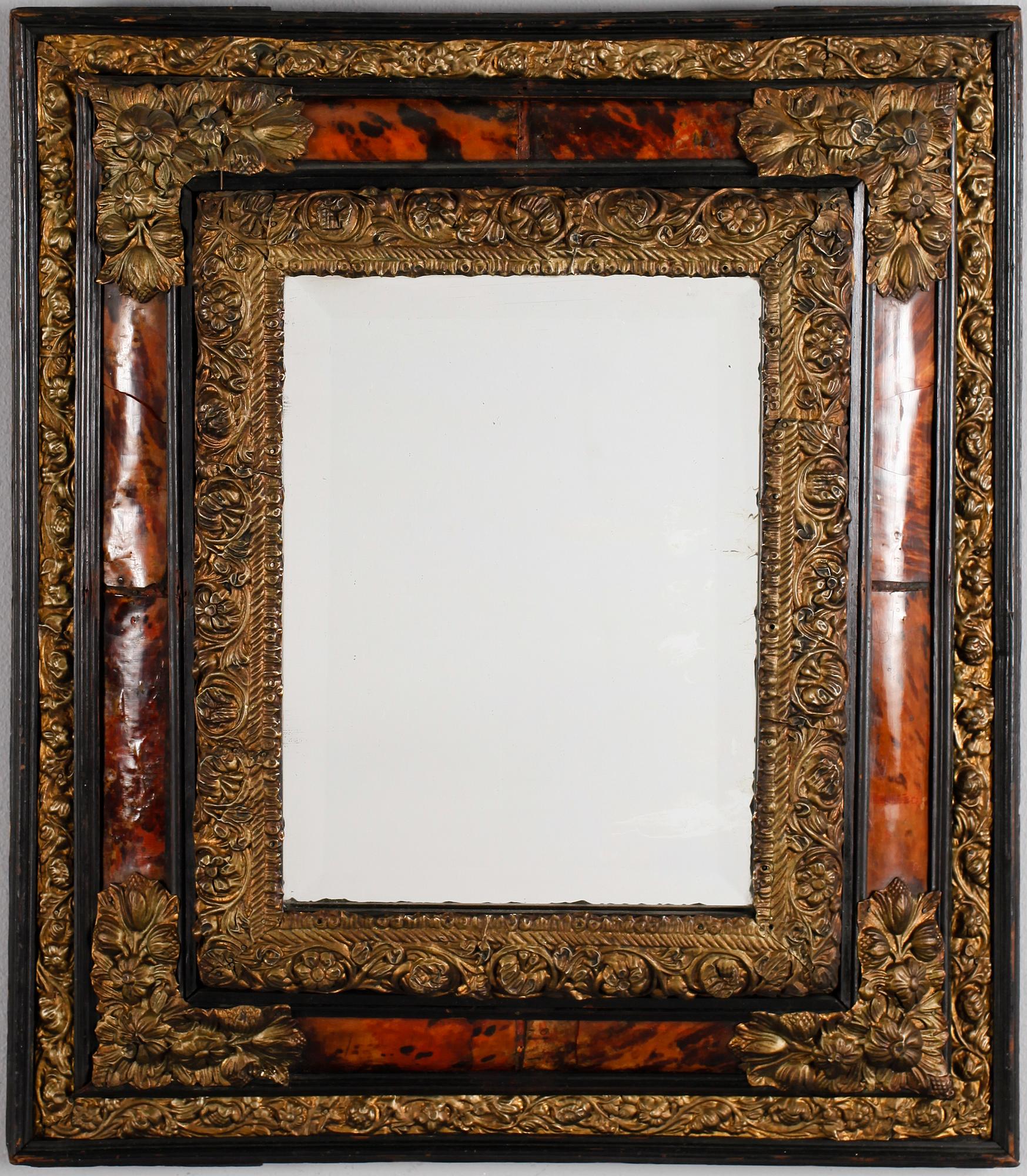 SPEGEL, barockstil, 1800-tal eller äldre.