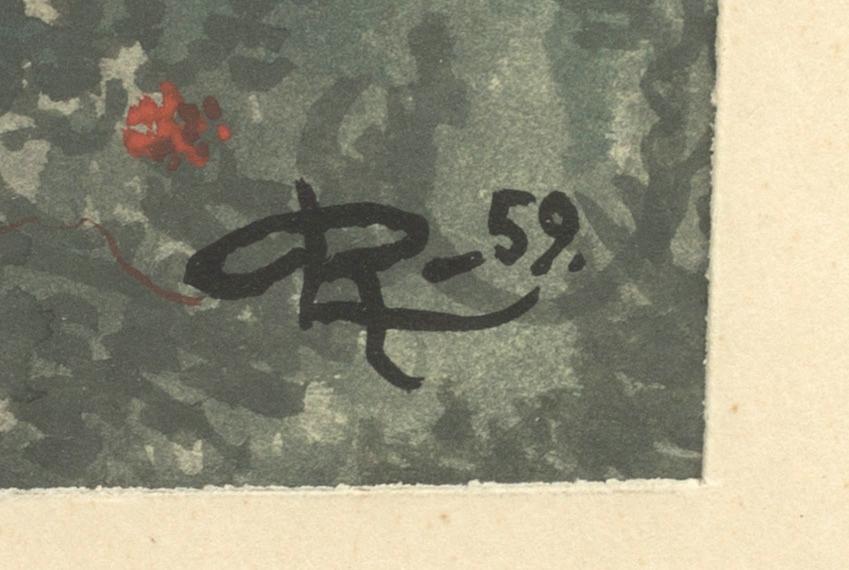 ROLF LIDBERG, watercolor, signed and dated -59.