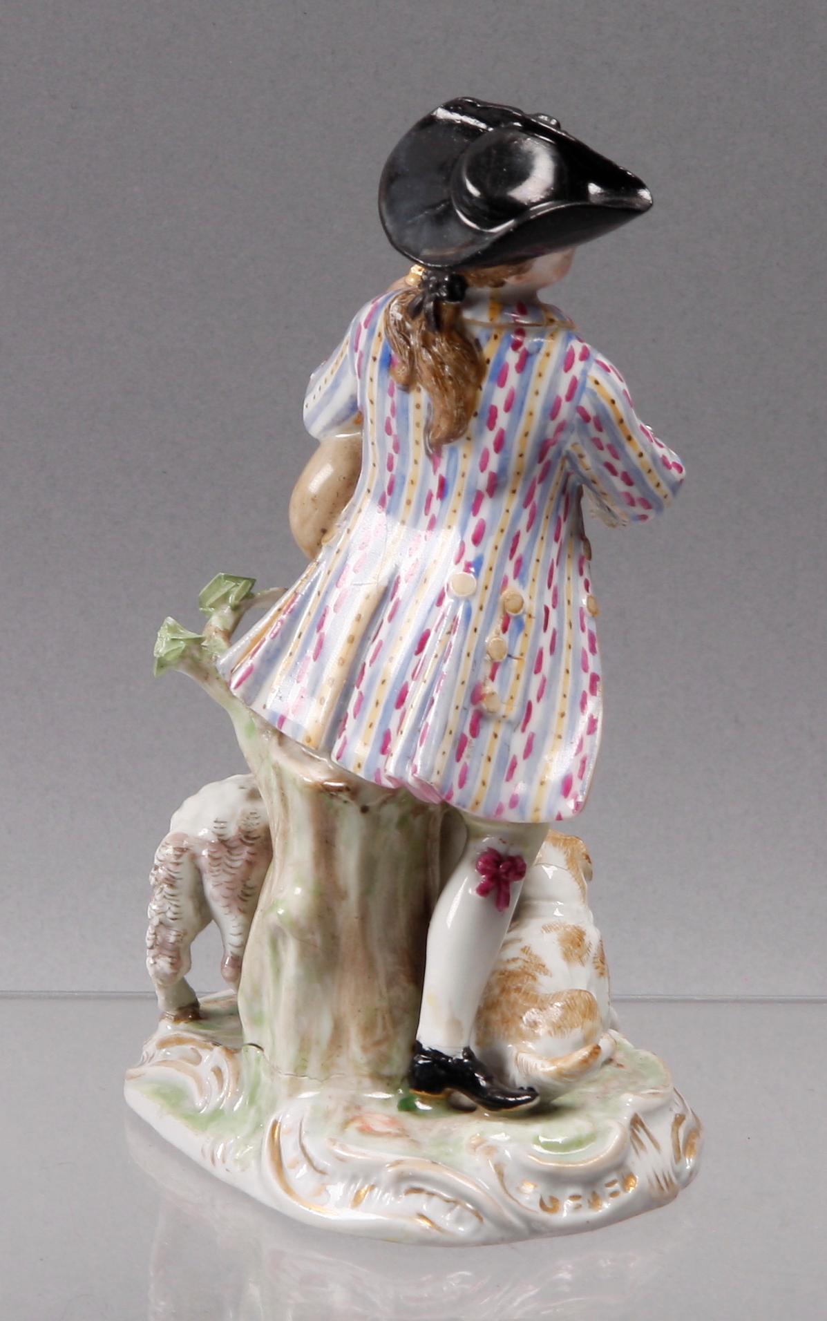 FIGURIN, porslin. Meissen, 1700-tal.