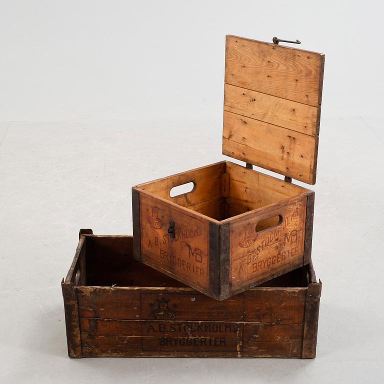 BACKAR, 2 st, AB Stockholms Bryggeri, 1900-talets början.