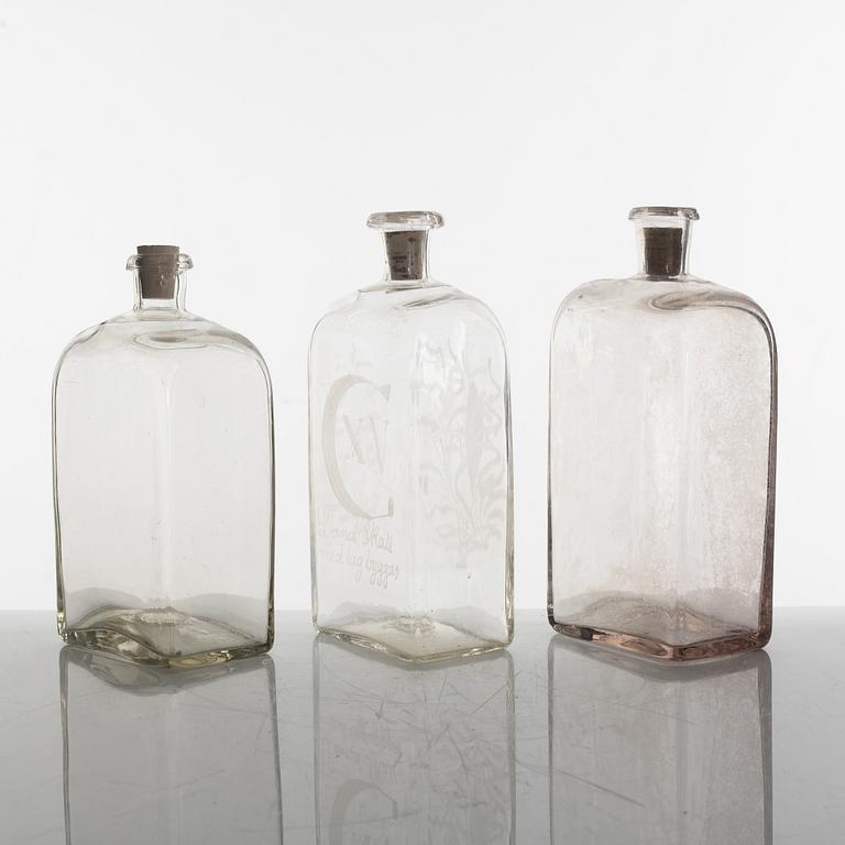 Flaskschatull, 1800-tal.