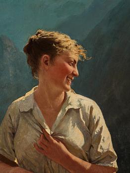 Hans Dahl, Modellen och konstnären.