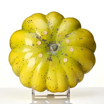 Hans Hedberg, a faience sculpture of a pumpkin, Biot, France.
