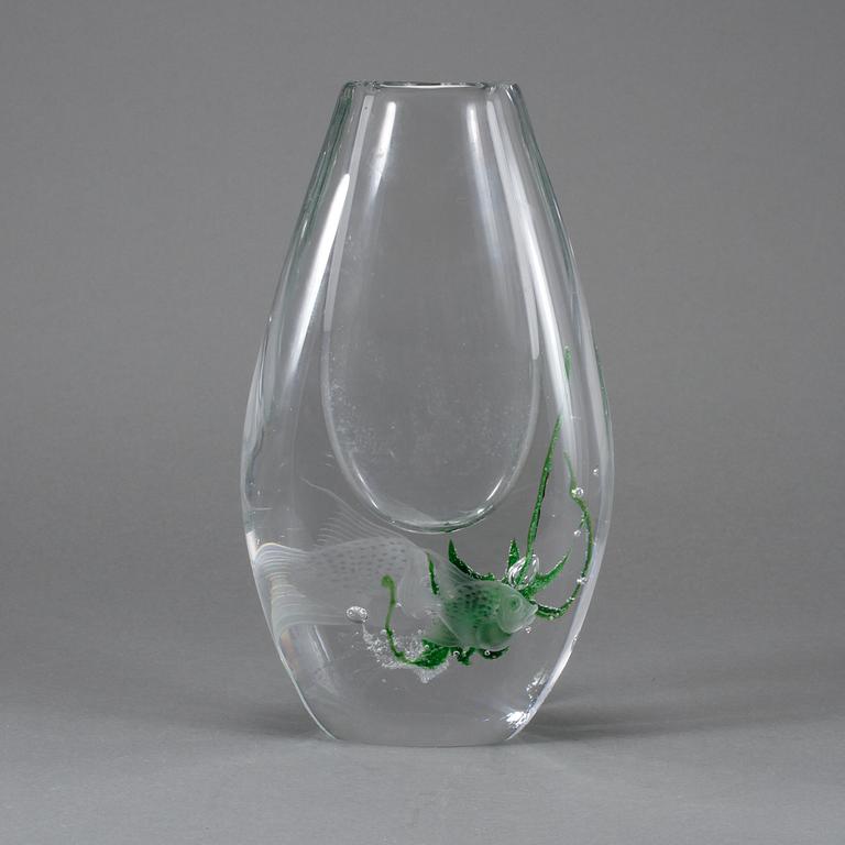 VAS, glas, Vicke Lindstrand, Kosta, 1900-tal.