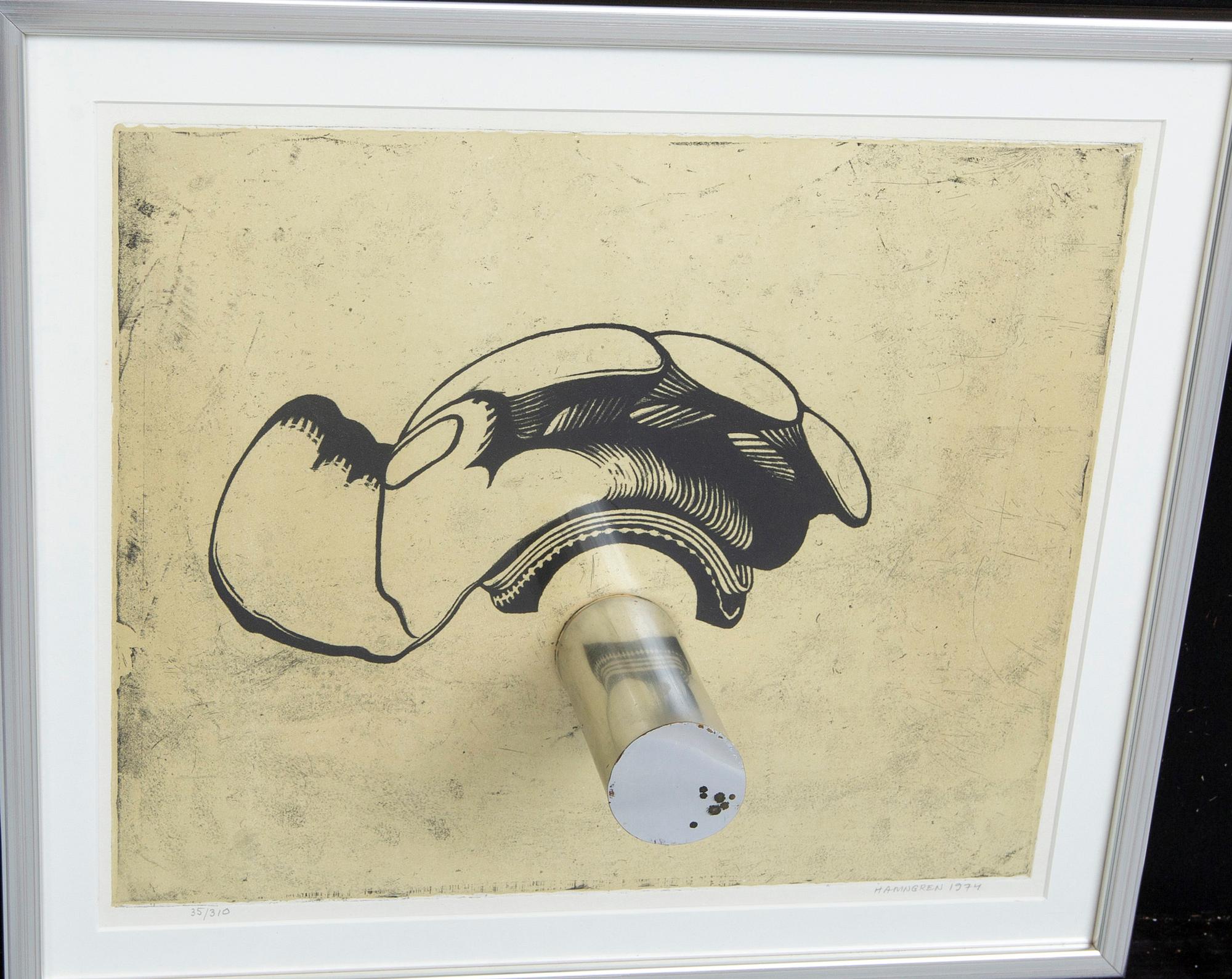 Hans Hamngren, litografi signerad daterad och numrerad 1974 35/310.