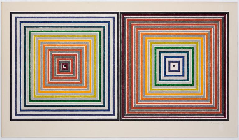 Frank Stella, "Double Gray Scramble".