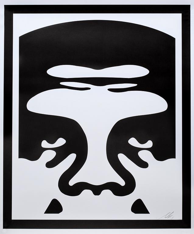 SHEPARD "OBEY" FAIREY, 3 st, grafiska blad, signerade och daterade -14.