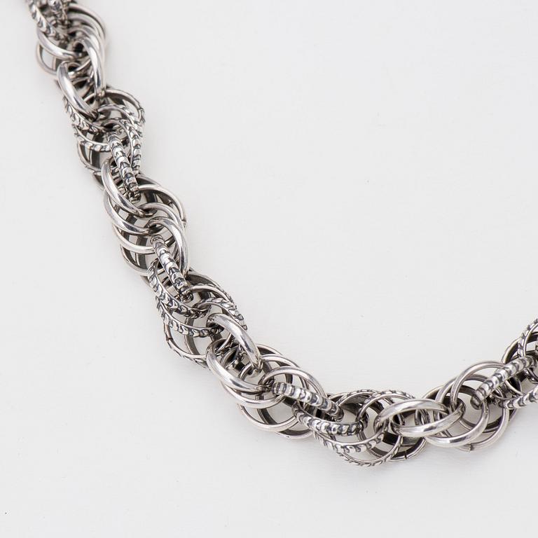 A NECKLACE, silver. Kalevala Koru, Finland.