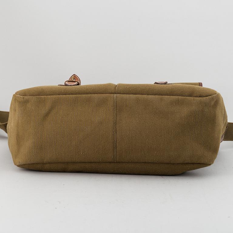 MULBERRY, a canvas and leather bag.