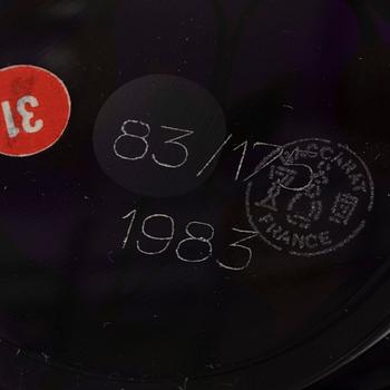 Baccarat, Caithness of Scotland, Murano, Lundberg Studios, five glass paper weights, signed.