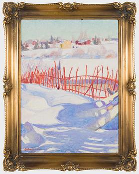 Pekka Halonen, Vintrig By.