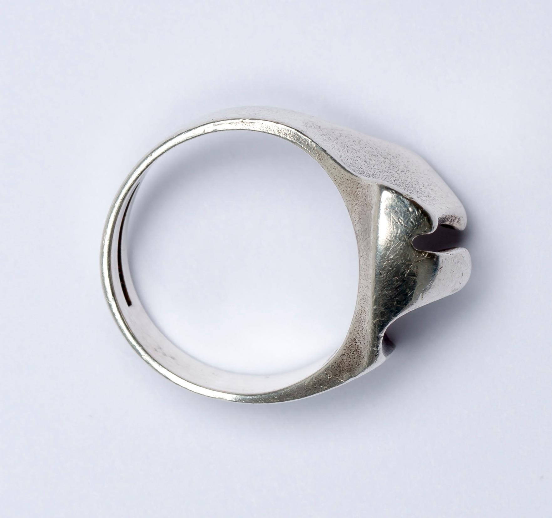 RING, sterlingsilver, Björn Weckström, Lapponia. Vikt ca 10 g.