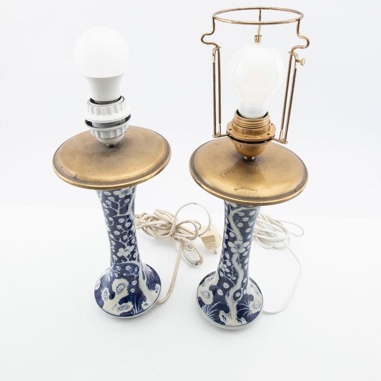 Table lamps, a pair, China, 20th century.