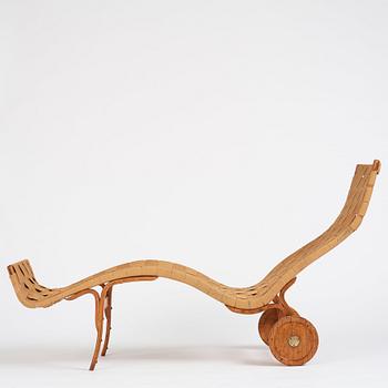 Bruno Mathsson, a rare easy chair for Firma Karl Mathsson, Värnamo, Sweden 1940's.