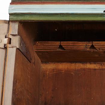 Cabinet, folk art, Dalarna, dated 1785.