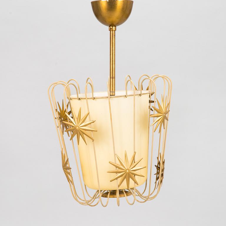 A 1940s pendant lamp, Swedish Modern.