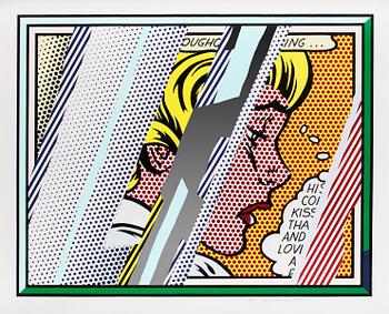 133. Roy Lichtenstein, "Reflections on Girl", ur: "Reflections series".