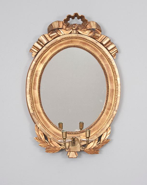 PEILILAMPETTI, kustavilainen, 1700-luvun loppu.