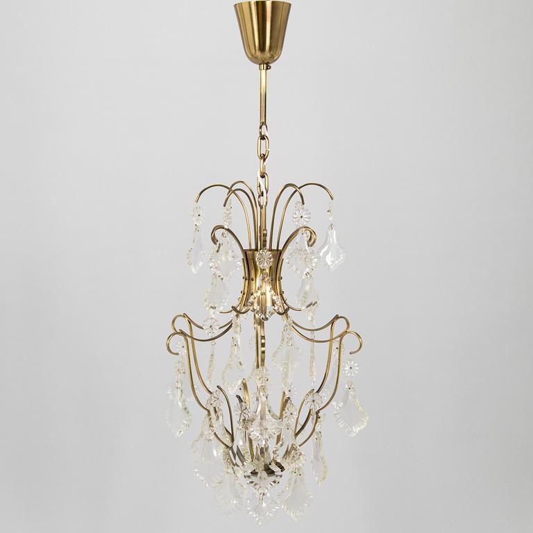 Mauri Almari, A 1950s Idman model K 1-13 chandelier.