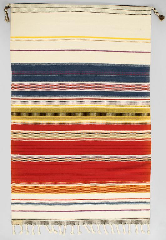 Elsa Montell-Saanio, a Raanu textile 'Autumn foliage' from Lapland. Circa 180 x 115 cm.