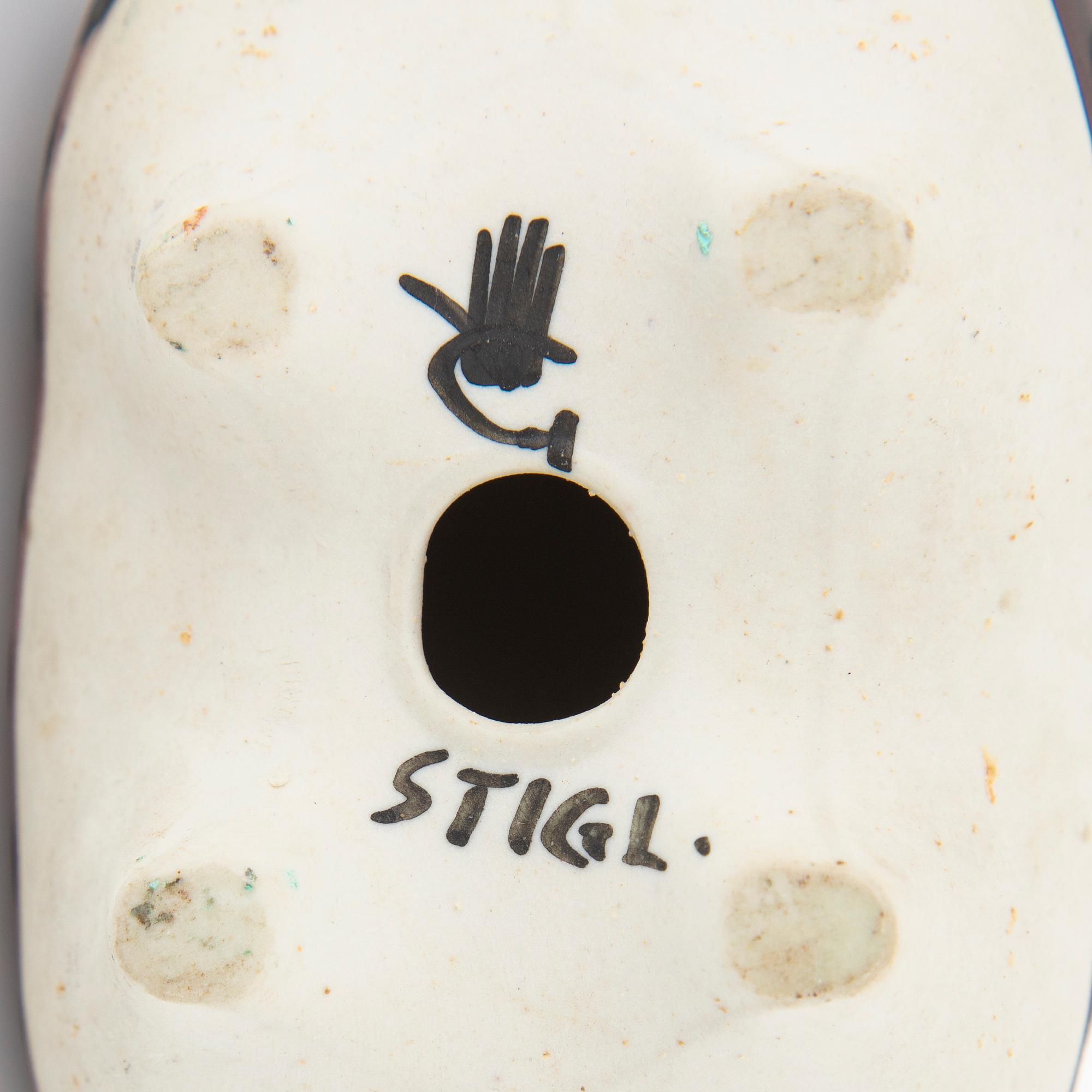 Stig Lindberg, figurin, "Springare", Gustavsbergs studio.