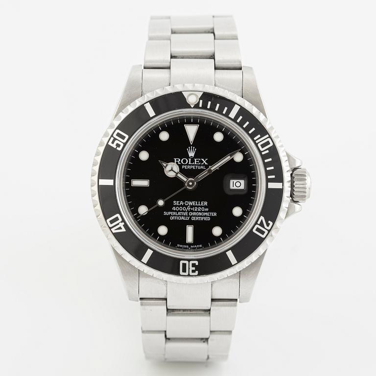 Rolex, Sea-Dweller, wristwatch, 40 mm.