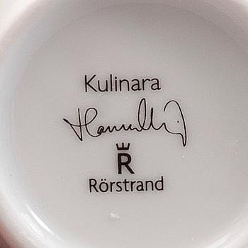 SERVIS, 25 delar, porslin, "Kulinara", Hanna Werning‎, Rörstrand.