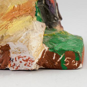 TOMMY ÖSTMAR, sculpture in painted plaster signed and numbered 1/5 dated 1974.