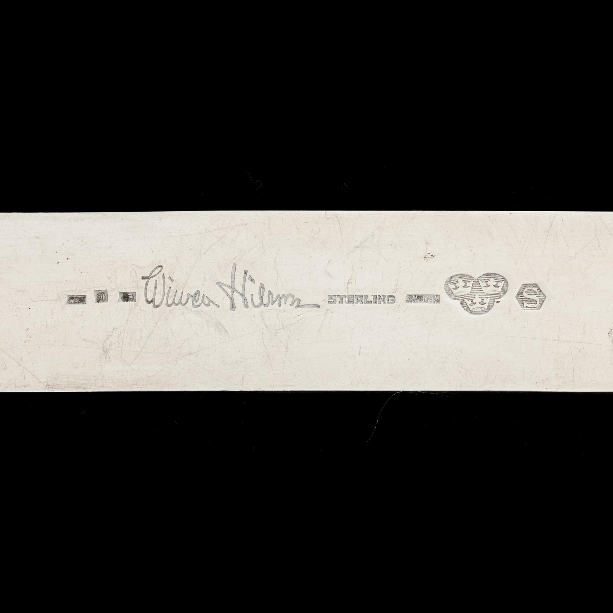 BREVKNIV, sterling, Wiwen Nilsson, 1957. Vikt ca 81g.