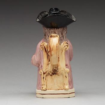 TOBY JUG, flintgods. Rörstrand, omkring 1800.
