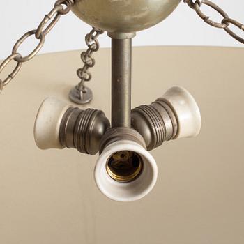 An Art Deco ceiling lamp, 1930s.