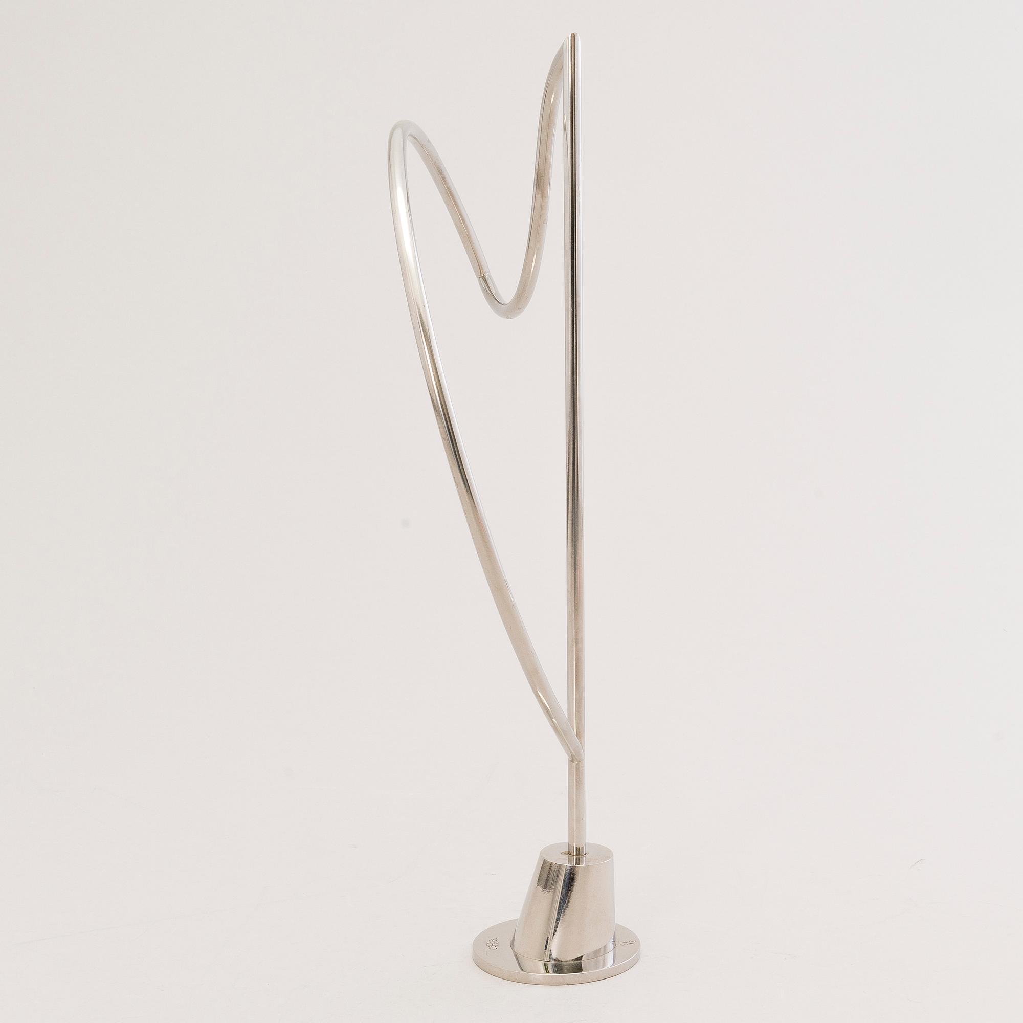 KARI HUHTAMO, steel, signed and dated -90, numbered 3/5.