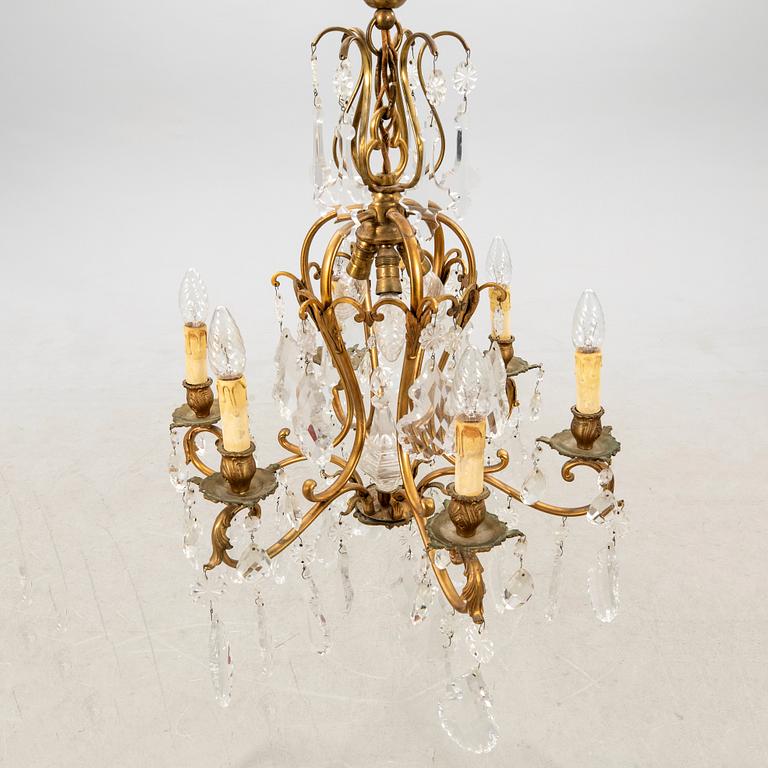Chandelier in Baroque style, 20th century.