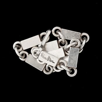 ARMLÄNK, sterling, Wiwen Nilsson, Lund, 1945. Vikt ca 27g.