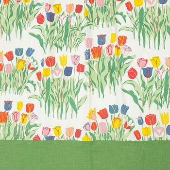 Josef Frank, gardiner, ett par, "Tulpan", Firma Svenskt Tenn.