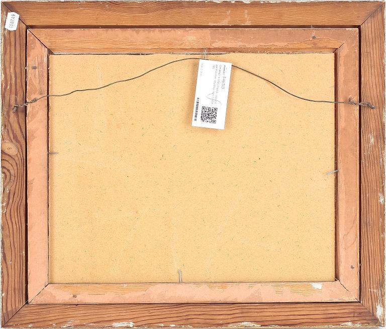 OLLE NORDBERG, olja på pannå, sign o dat -44.