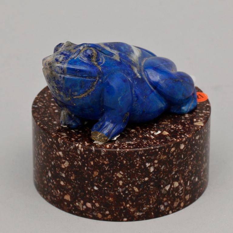 BREVPRESS, porfyr samt lapis lazuli, 1800-tal.